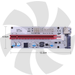 Райзер Универсальный (6pin + molex + sata) PCIE X1 to X16 - CHIPAL VER008S (White Riser)